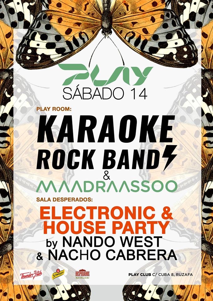 Maadraassoo en XL y Play Club Valencia le próximo sábado 14 de noviembre 2015